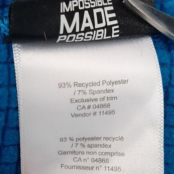 MEC Polartec Expedition Thick Half-Zip Jersey Mock Neck Sweatshirt Youth Sz 14 - Picture 12 of 13